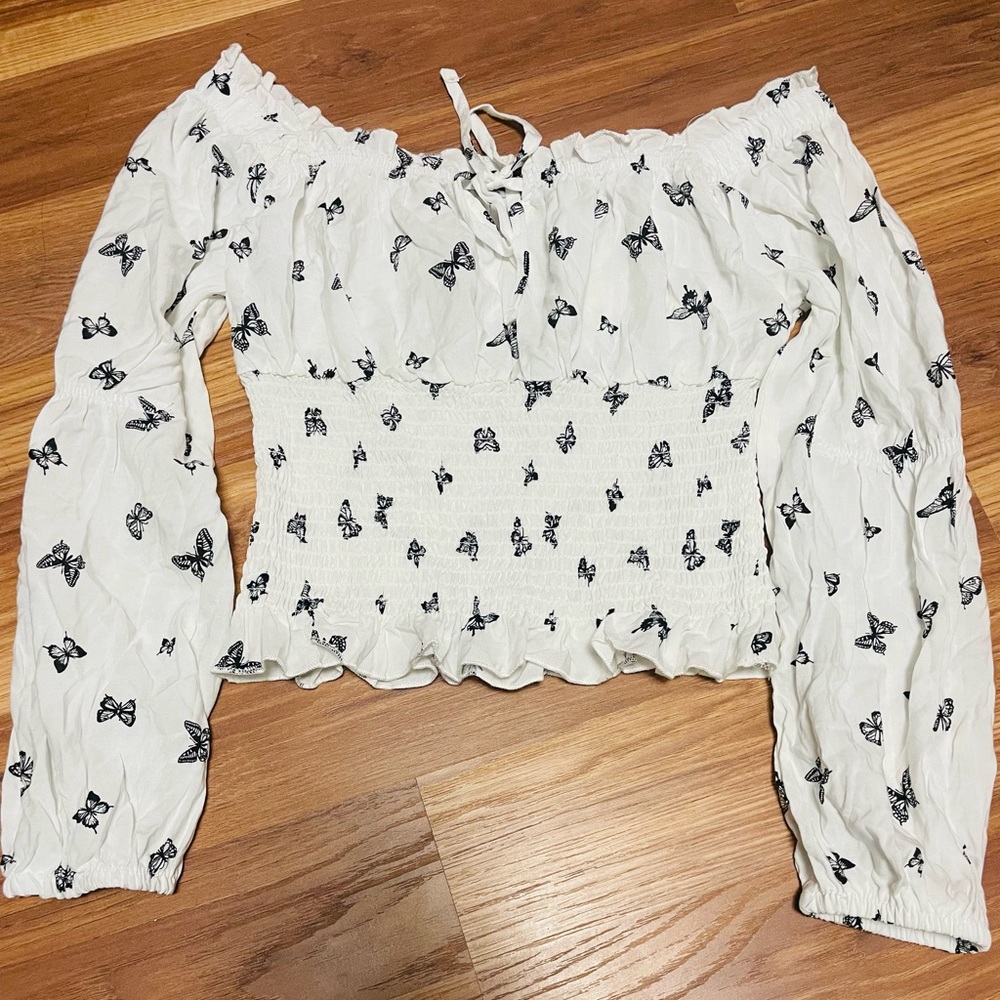 shoulder off tops Long Sleeve